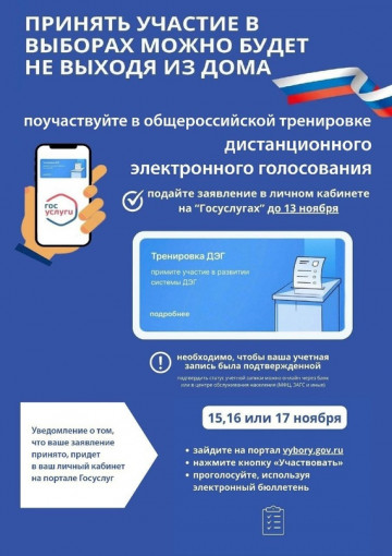 Общественное голосование на портале Госуслуг.